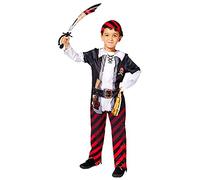 amscan 9910097 - Kids Sustainable Pirate Boy World Book Day Fancy Dress Costume Age: 6-8 Yrs