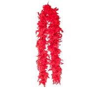 Amscan 9910229 - Deluxe Feather Boa Fancy Dress Accessory - Red