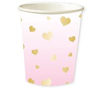 amscan 9910309 - Pink 1st Birthday Paper Cups - 8 Pack