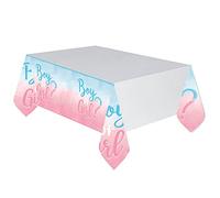 Amscan 9911335 - The Big Gender Reveal Party Paper Table Cover - 1.8m x 1.2m