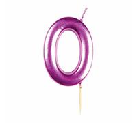 amscan 9911833 Met Pink Numerical Candle 0
