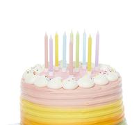 Amscan 9911942 Stnd Candle Pastel- 10 Pack