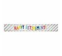 Amscan 9912134 Happy Retirement Banner