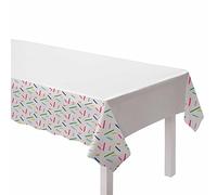 Amscan 9912366 - Hooray! Birthday Party Rainbow Confetti Paper Table Cover - 1.8m x 1.2m