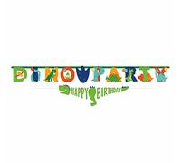 Amscan 9912589 - Dino-Mite Dinosaur Kids Birthday Party Letter Banners Kit - 2 Pack