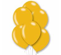 Amscan 9912714 - Pearl Gold 11" Latex Party Balloons - 10 Pack