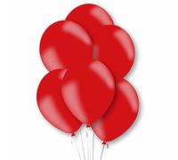 Amscan 9912736 - Metallic Red 11" Latex Party Balloons - 10 Pack