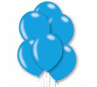 Amscan 9912745 - Metallic Blue 11" Latex Party Balloons - 10 Pack