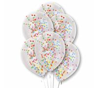 Amscan 9912781 Confetti Balloon Kits Rainbow