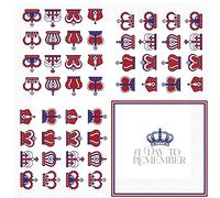 Amscan 9913010 - A Day to Remember Platinum Jubilee Luncheon Napkins - 16 Pack