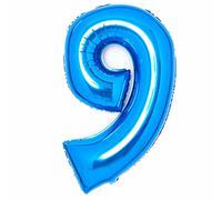 Amscan 9913102 - Blue Number 9 Large Foil Balloon - 25" x 35"