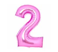 Amscan 9913105 Large Number Pink 2