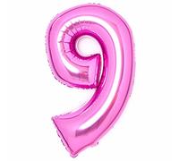 Amscan 9913112 Large Number Pink 9