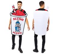amscan 9913352 - Unisex Adults Official Retro Slush Puppie Tabard Fancy Dress Costume - One Size