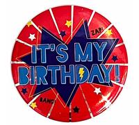 amscan 9913556 ITS MY BIRTHDAY HERO RED
