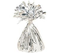 Amscan 991365-18 - Silver Fringed Foil Balloon Weight - 170g