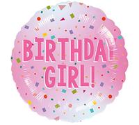 Amscan 9913842 Birthday Girl Std Foil Balloon