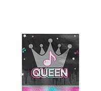 Amscan 9913859 - Internet Famous Kids Birthday Party Beverage Napkins - 16 Pack