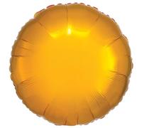 amscan 9914074 Metallic Gold Round PKG