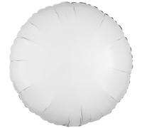 amscan 9914089 Metallic White Round PKG
