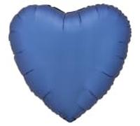 amscan 9914096 Silk Lustre AzureBlue Hrt PKG