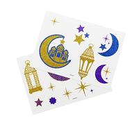 Amscan 9914170 - Opulent Eid Reusable Window Stickers Decorations - 30.5cm x 43cm