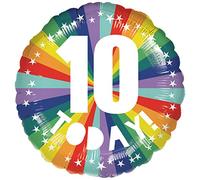 Amscan 9914495 Happy Birthday Ess 10 Foil Bal