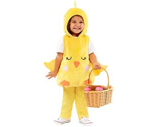 amscan 9914659 Kids Easter Chick Plush Tabard Fancy Dress Costume Age: 6-8 years