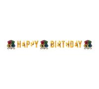 Amscan 9915078 - Harry Potter Hogwarts Houses Kids Happy Birthday Letter Banner Party Decoration - 1.8m