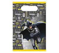 Amscan 9915097 - Batman Kids Birthday Party Paper Loot Bags - 8 Pack