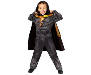 amscan 9915113 - Kids Official DC Comics Black Adam Boys Fancy Dress Costume Age: 8-10 Yrs