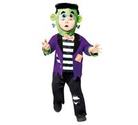 amscan 9915129 Child Toddler Baby Lil Frankie Fancy Dress Little Frankenstein Costume Halloween (6-8 Years)