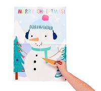Amscan 9915276 Xmas Snowman Pin The Nose