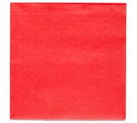 Amscan 9915402-203 - Fiesta Red Eco-Friendly Compostable Luncheon Napkins - 20 Pack