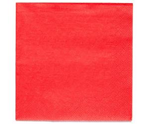 Amscan 9915402-203 - Fiesta Red Eco-Friendly Compostable Luncheon Napkins - 20 Pack