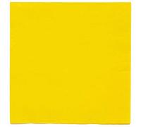 Amscan 9915402-205 - Buttercup Yellow Eco-Friendly Compostable Luncheon Napkins - 20 Pack
