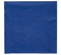 Amscan 9915402-209 - Navy Blue Eco-Friendly Compostable Luncheon Napkins - 20 Pack