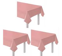 amscan 9915404-201 - Light Pink Eco-Friendly Recyclable Paper Party Table Cover - 2.74m (Pack of 3)