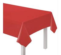 Amscan 9915404-203 - Fiesta Red Eco-Friendly Recyclable Paper Party Table Cover - 2.74m