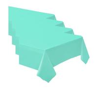 amscan 9915404-207 - Pastel Mint Green Eco-Friendly Recyclable Paper Party Table Cover - 2.74m (Pack of 4)