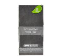 Amscan 9915404-216 - Charcoal Black Eco-Friendly Recyclable Paper Party Table Cover - 2.74m