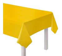 Amscan 9915405-205 - Buttercup Yellow Eco-Friendly Re-usable Plastic Table Cover - 2.74m
