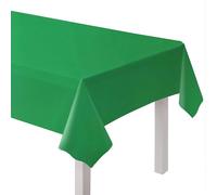 Amscan 9915405-208 - Green Eco-Friendly Re-usable Plastic Table Cover - 2.74m