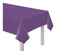 Amscan 9915405-213 - Purple Eco-Friendly Re-usable Plastic Table Cover - 2.74m