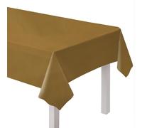 Amscan 9915405-214 - Gold Eco-Friendly Re-usable Plastic Table Cover - 2.74m