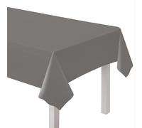 Amscan 9915405-215 - Graphite Grey Eco-Friendly Re-usable Plastic Table Cover - 2.74m