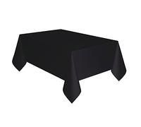 Amscan 9915405-216 - Charcoal Black Eco-Friendly Re-usable Plastic Table Cover - 2.74m