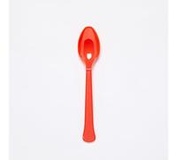 Amscan 9915409-203 - Fiesta Red Eco-Friendly Re-usable Dishwasher Safe Plastic Party Spoons - 24 Pack