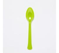 Amscan 9915409-206 - Lime Green Eco-Friendly Re-usable Dishwasher Safe Plastic Party Spoons - 24 Pack