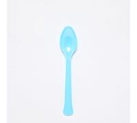 Amscan 9915409-210 - Bright Blue Eco-Friendly Re-usable Dishwasher Safe Plastic Party Spoons - 24 Pack